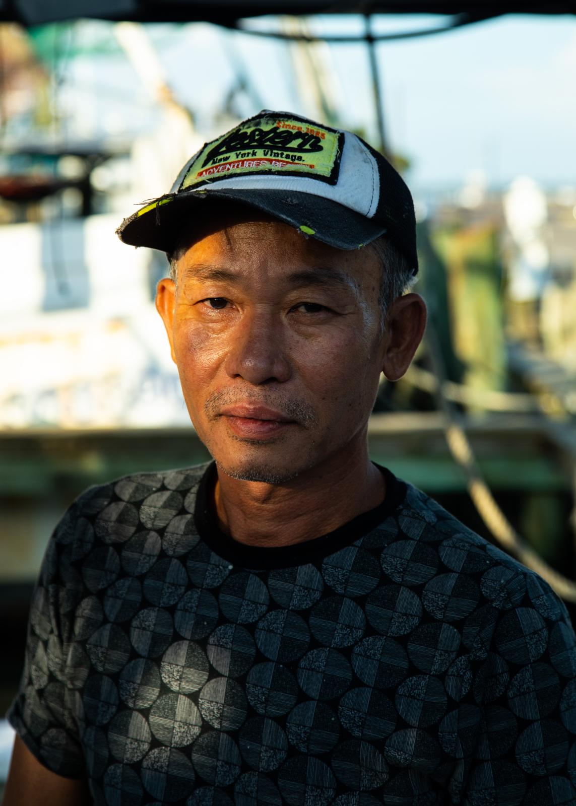 A portrait of the fisherman.